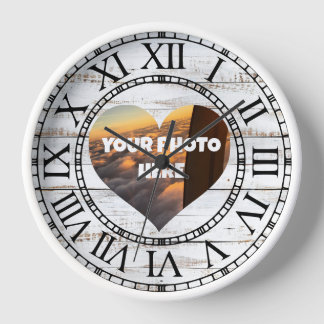 Horloge murale photo personnalisable