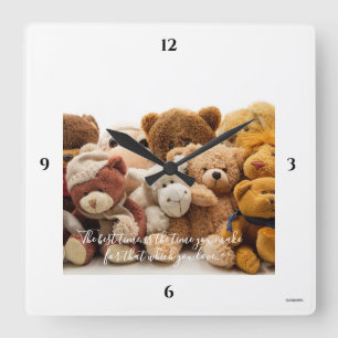 Horloge murale photo personnalisable HAMbyWG