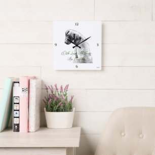 Horloge murale photo personnalisable HAMbyWG