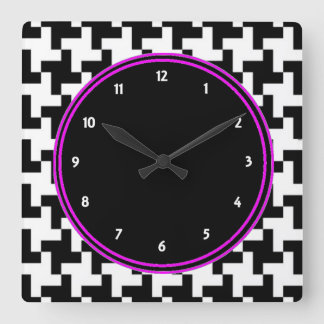 Horloge murale Pied de Poule