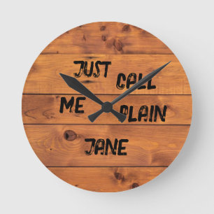 horloge murale 'Plain Jane'