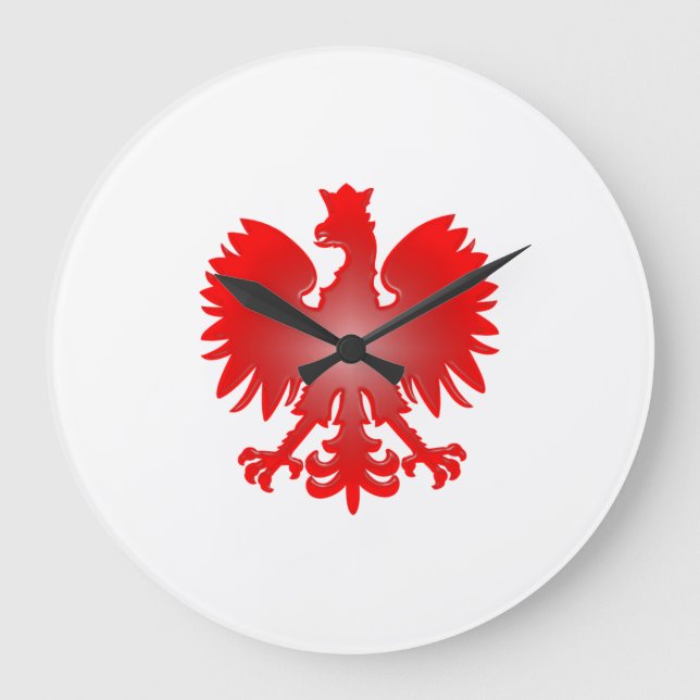 Horloge murale polonaise d'Eagle (Recto)