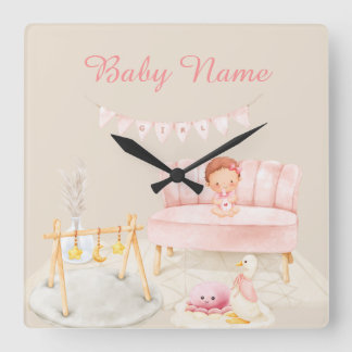 Horloge murale pour bébé