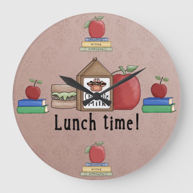 Horloge murale pour école à domicile / école (Recto)