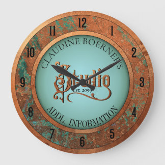 Horloge murale pour studio de loisirs créatifs de