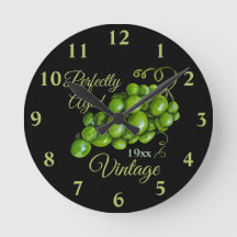 Horloge murale Raisins