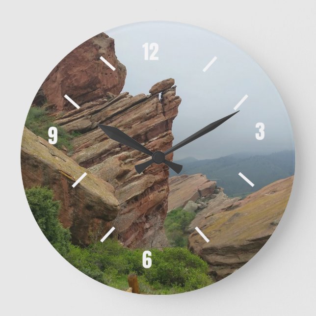 Horloge murale "Red Rocks" Colorado (Recto)