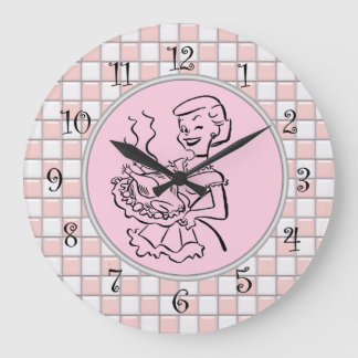 Horloge murale rétro des années 1950