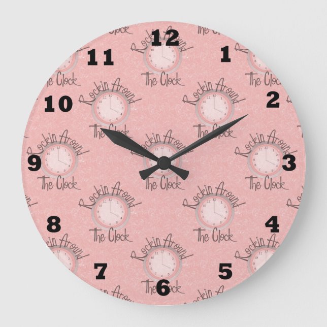 Horloge murale Rockin’ Around The Clock (Recto)