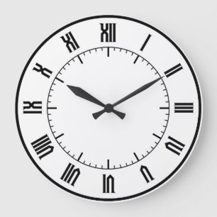 horloge murale romaine studio432hz
