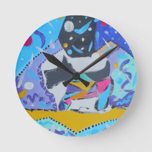 Horloge murale ronde de 10 pouces