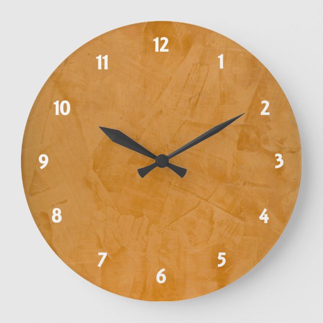 Horloge murale ronde finition Dante Faux (Recto)