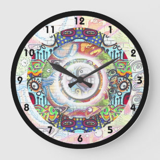 Horloge murale ronde Grafitti
