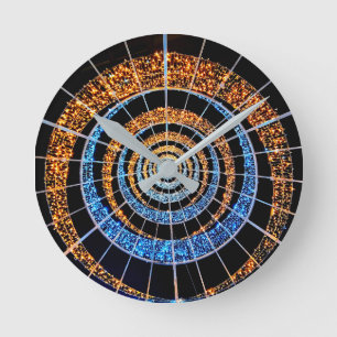Horloge Murale Ronde Lumineuse en Spirale