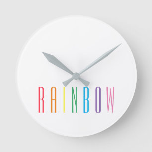 Horloge murale ronde RAINBOW