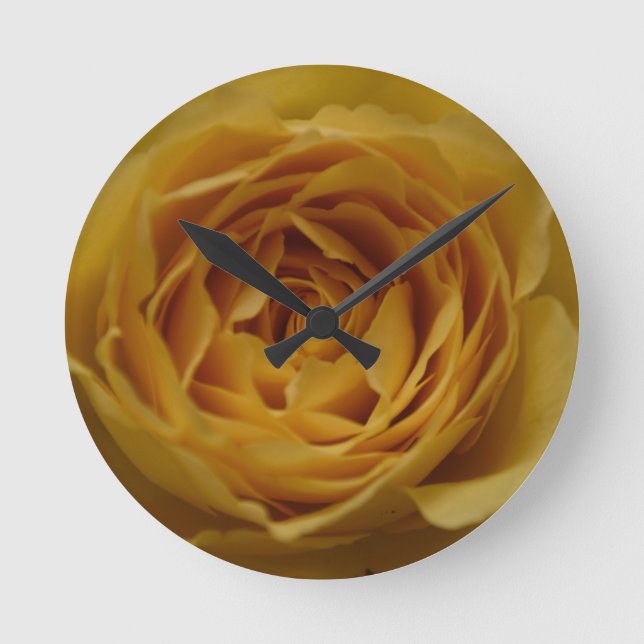 Horloge murale rose jaune (Recto)