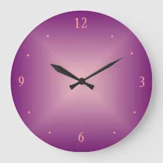 Horloge murale Rose Pâle Uni