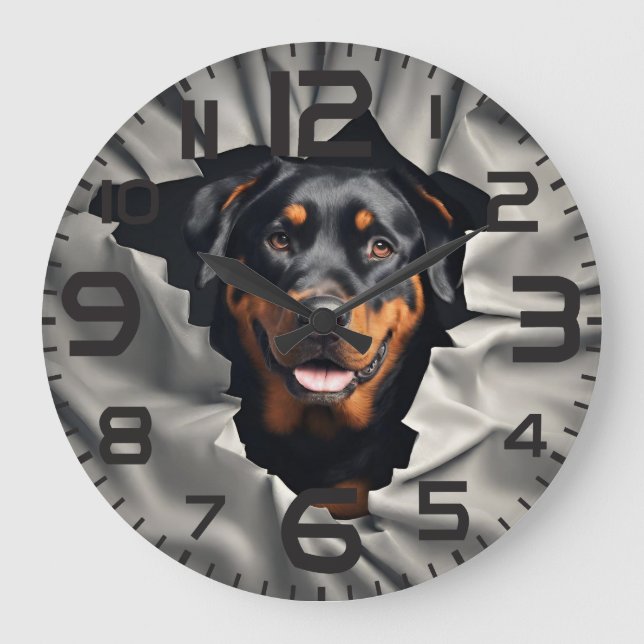 Horloge murale Rottweiler (Recto)
