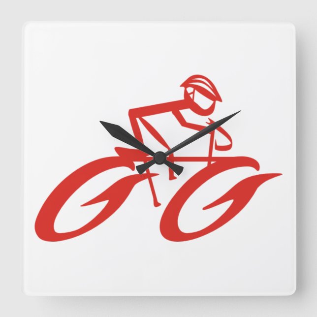 Horloge murale rouge Hot Wheels (Recto)