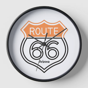 Horloge murale, Route 66 creashop_line.