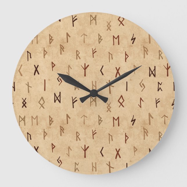 Horloge murale Runes (Recto)