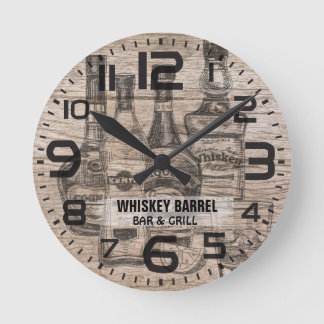 Horloge murale rustique pour barbecue et grill