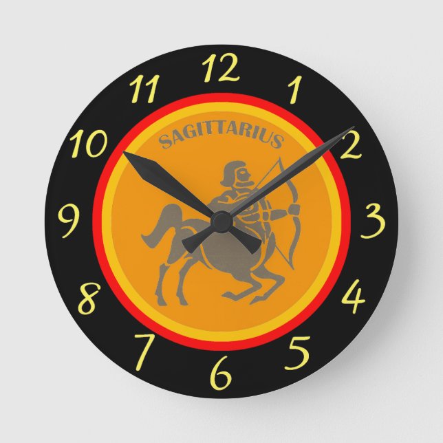 Horloge murale Sagittarius (Recto)