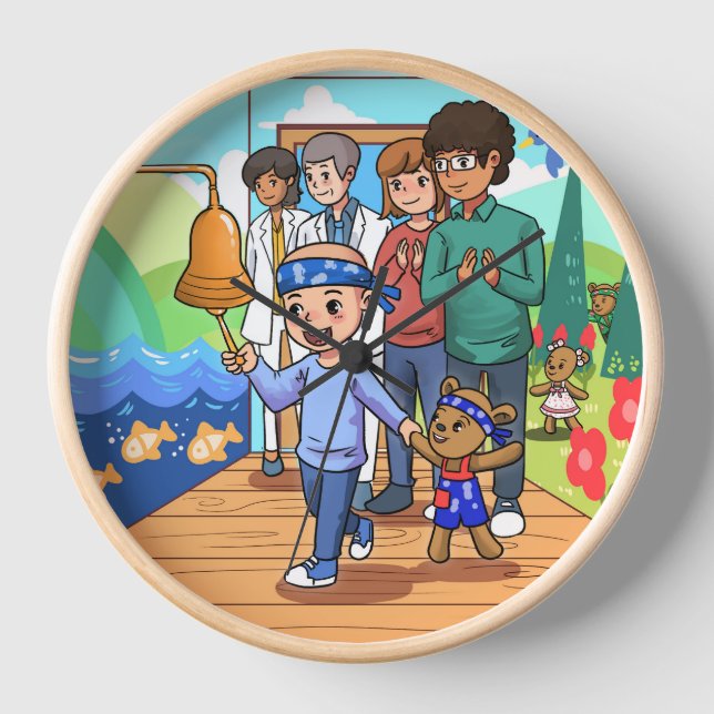 Horloge murale sans cancer (Recto)