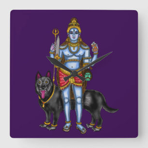 Horloge murale Seigneur Bhairava