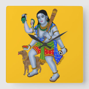 Horloge murale Seigneur Bhairava