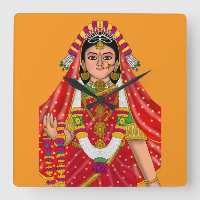 Horloge murale Shree Radha (Recto)
