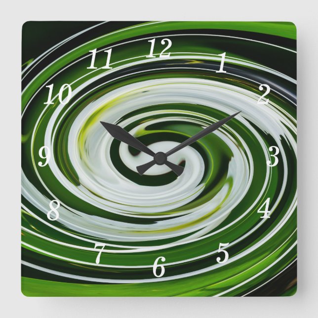 Horloge murale SpiderLily Twist (Recto)