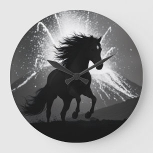 horloge murale Stallion