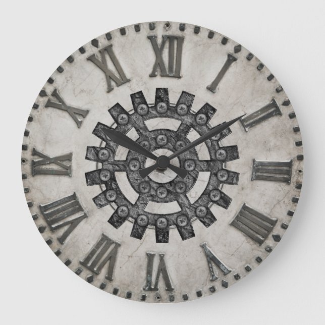 Horloge murale Steampunk (Recto)