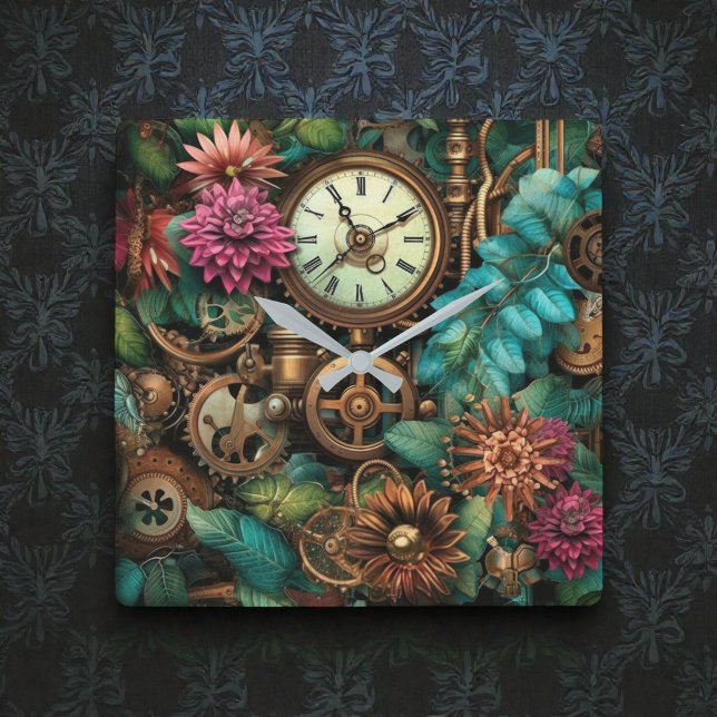 Horloge murale Steampunk avec rouages et engrenage (Créateur téléchargé)