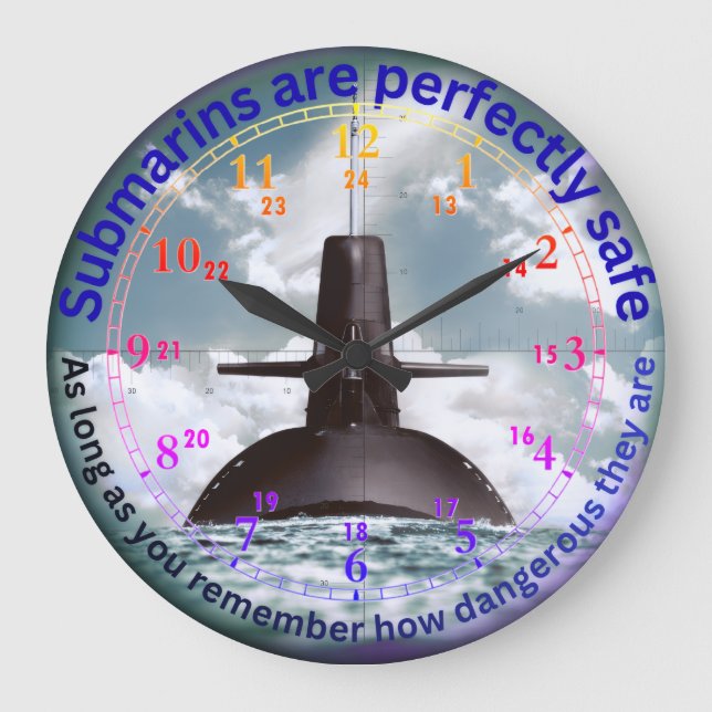 Horloge murale Submariner (Recto)