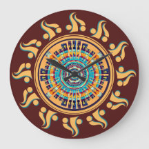 Horloge murale Sun Mandala Sud-Ouest