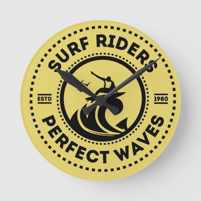 Horloge murale Surf Rider (Recto)