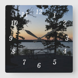Horloge murale Table Rock Sunset