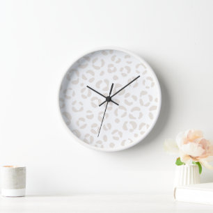 Horloge murale tendance Leopard