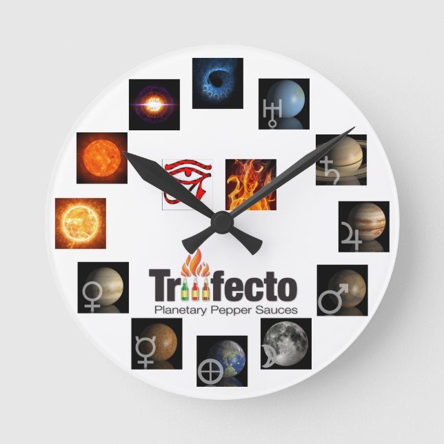 Horloge murale Triifecto (Recto)