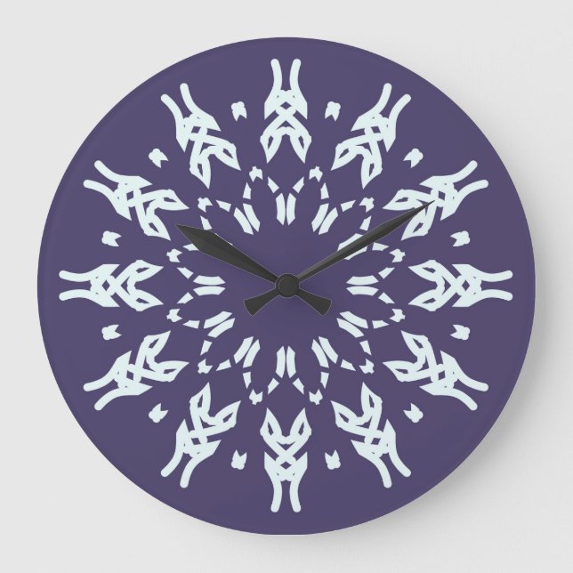 Horloge murale, Un élégant design classique multic (Recto)