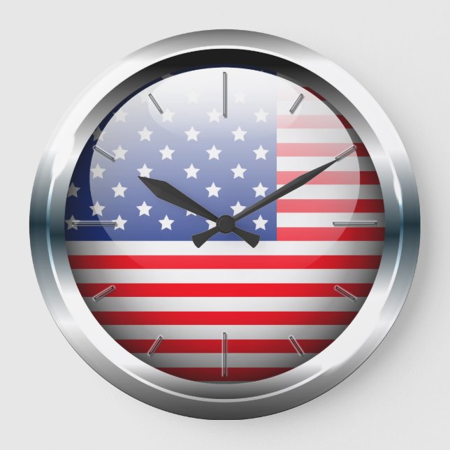 Horloge murale USA 1 (avec options) (Recto)