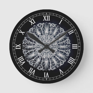 Horloge murale victorienne de médaillon