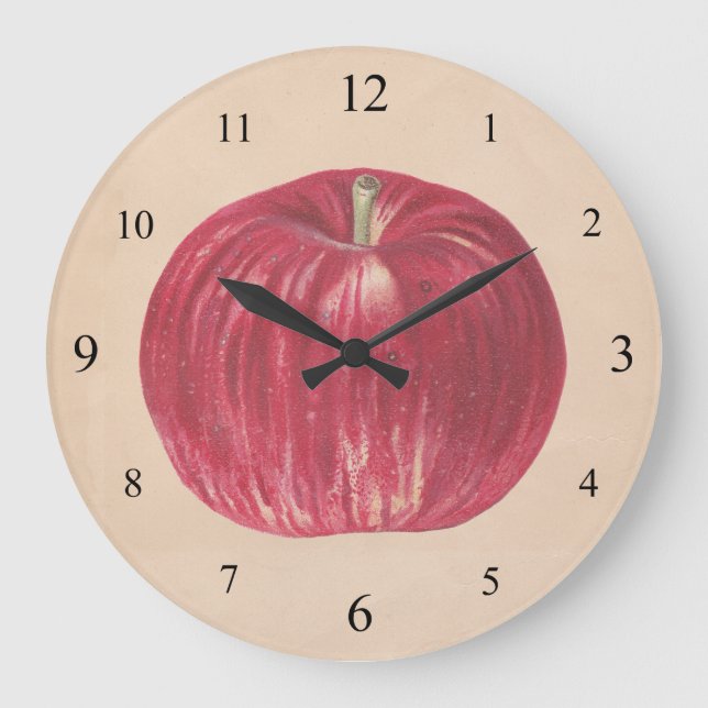 Horloge murale vintage Apple (Recto)