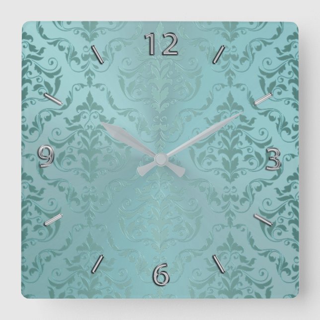 Horloge murale Vintage Aqua (Recto)