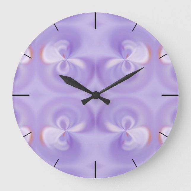 Horloge murale violette (Recto)