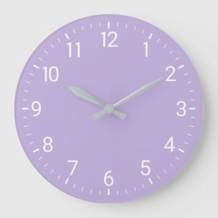 Horloge murale violette