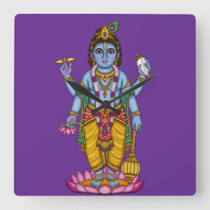 Horloge murale Vishnu enfant