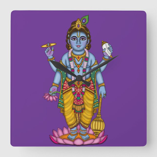 Horloge murale Vishnu enfant (Recto)